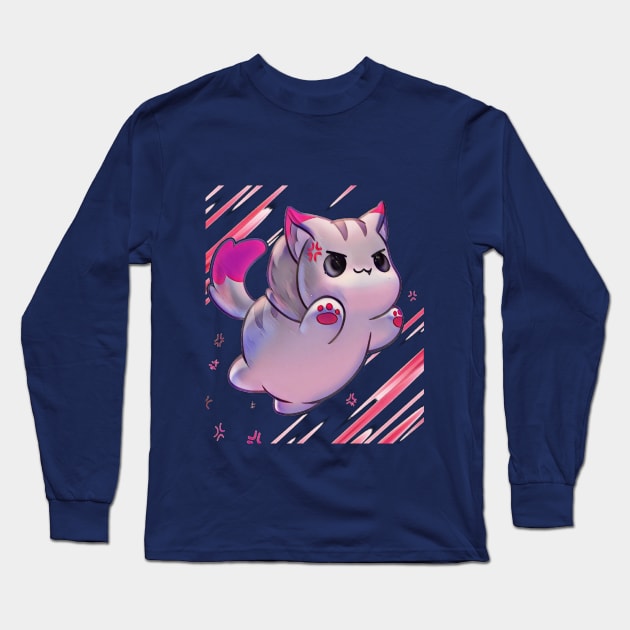 Meemeows Aphmau cat plush Long Sleeve T-Shirt by Fadedstar